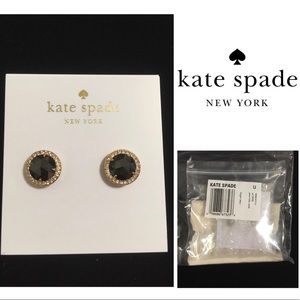 🆕KATE SPADE ♠️ - PAVE CRYSTAL HALO STUD EARRINGS